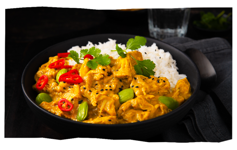 curry met rijst liggend kartel